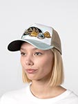 Бейсболка VON DUTCH арт. VD/1/CT/PATCHES/16  (кремовый / белый)